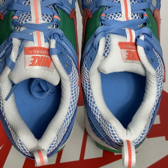 Nike Vomero 5 BG Running Sneaker University Blue/ Magic Ember Youth Size 6.5 - Picture 9 of 11